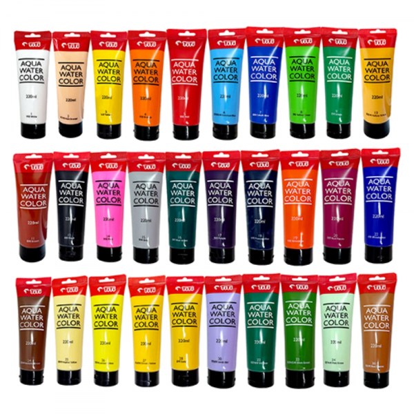 【ティーティ】アクア水彩絵具220ml（オプション選択）