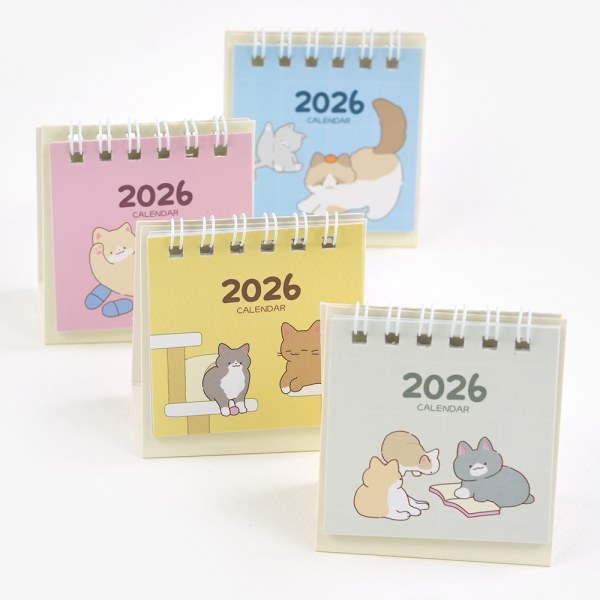 ピンクフット2026ニャンニャンミニカレンダー（ランダム発送）