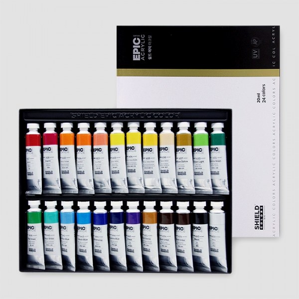 シールドエピックアクリル絵具20ml 24色