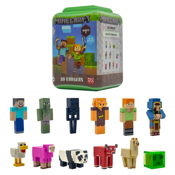 Minecraft 3D消しゴムS2バットランダム