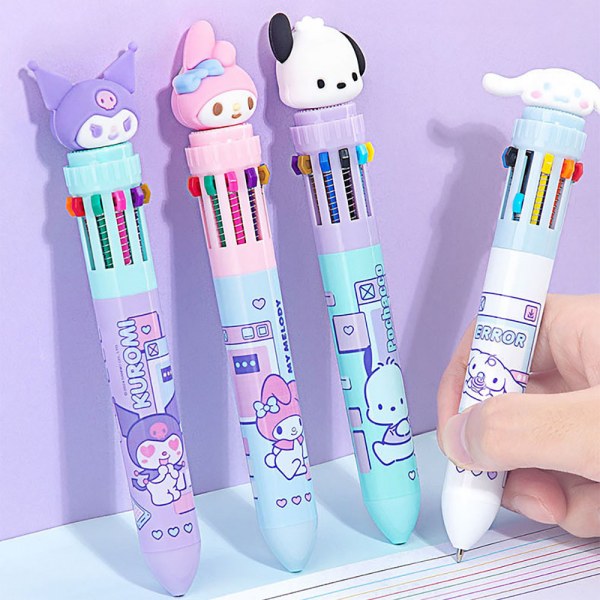 サンリオフィギュア10色ボールペン
