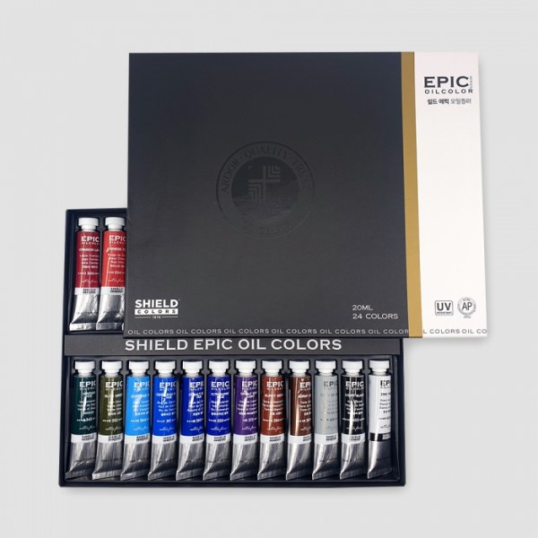 シールドエピック油絵絵具セット20ml 24色