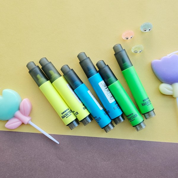 ゼブラポケットミニ蛍光ペン飾りデコサインペンタック1