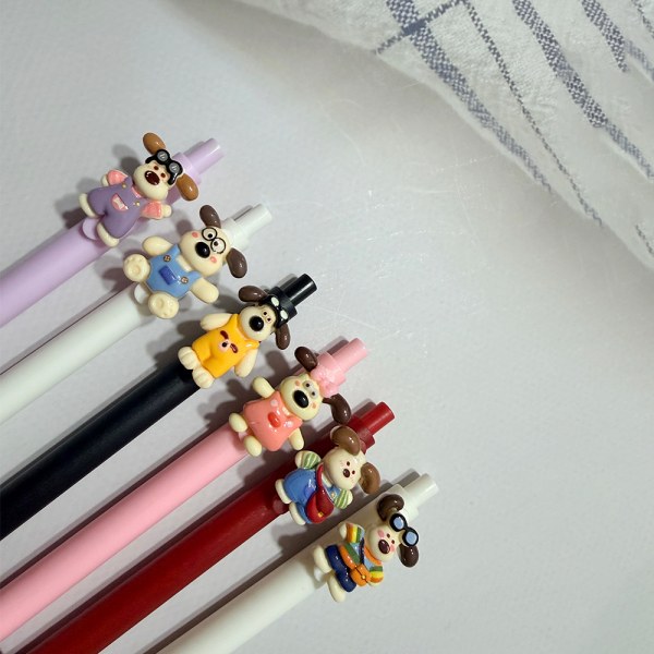 かわいいゴーグルグロメットパステルボールペン0.5mm