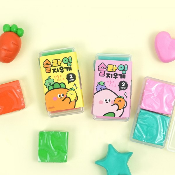 ピンクフットニンジンフレンドケーススライム消しゴム