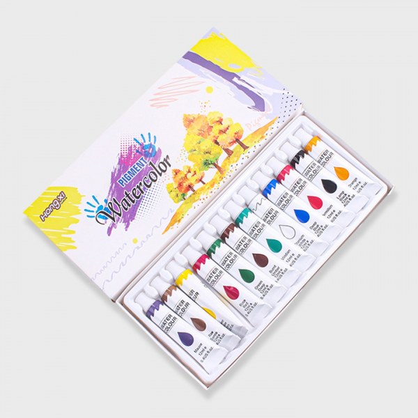 アートフィールド ピグメント 水彩画絵具 12ml 12色