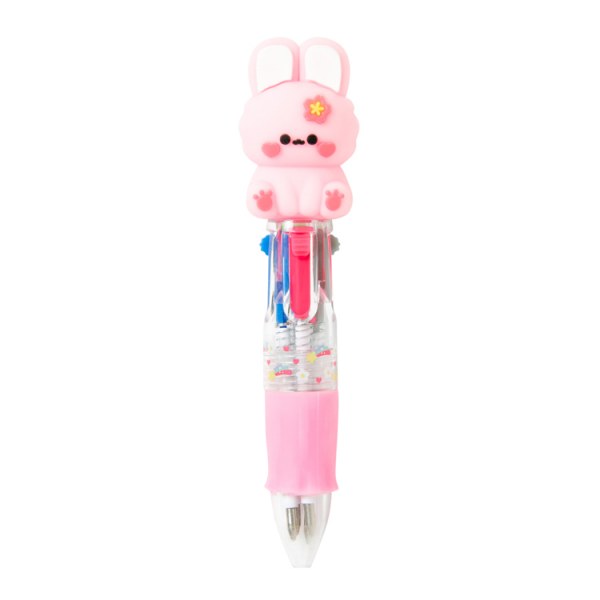 ピンクウサギミニ4色ボールペン