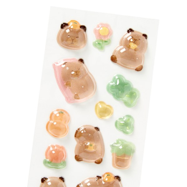 立体シール カピバラ