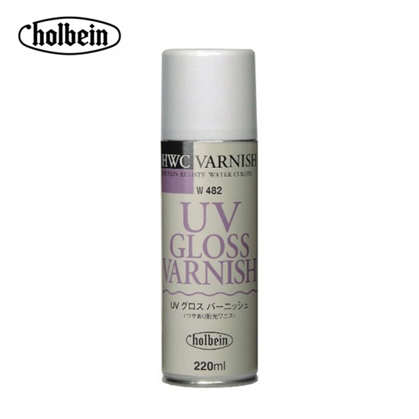 ホルベーン水彩画アジュバントUVグロスワニス220ml