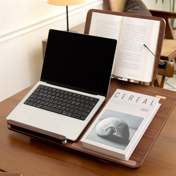 ニボリデュアルプレート読書台2段読書台ノートブックタブレット