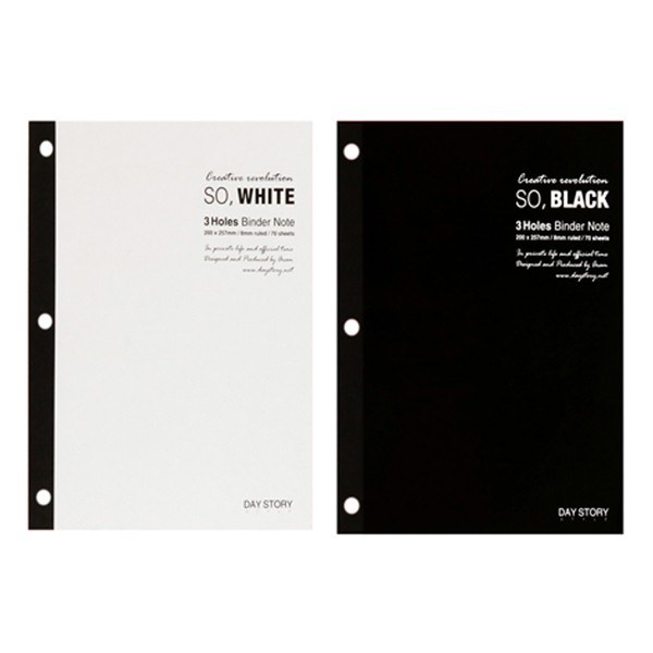 デイストーリーポケット3ボールバインダーノート詰め替え200x257mm