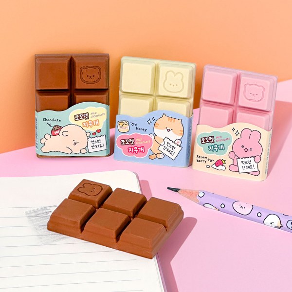 朝鮮文房具順徳イクルチョコ消しゴム