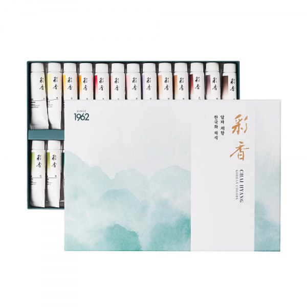 アルファ彩香 韓国化 彩色 絵具 20ml 26色